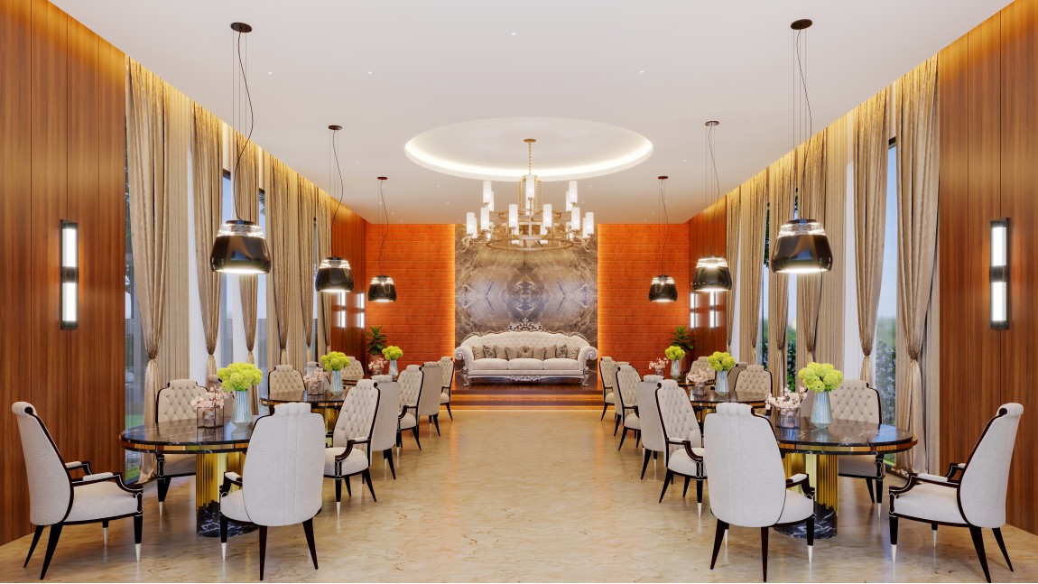 Retro Hues Banquet Design